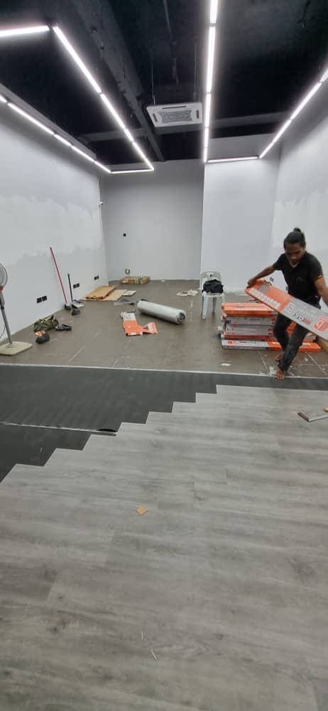 Interior Finishing, SPC Flooring & Cabinetry Works by Green Catalyst Services